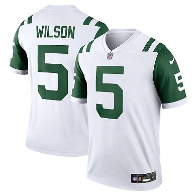 Men's Nike Garrett Wilson White New York Jets Alternate Legend Player Performance Top