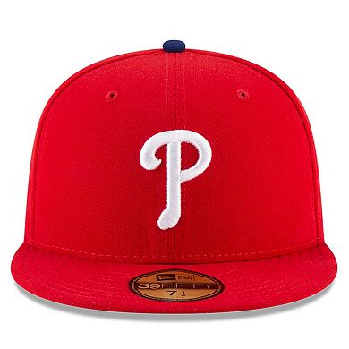 Men's New Era Red Philadelphia Phillies National Baseball Hall of Fame 59FIFTY Fitted Hat