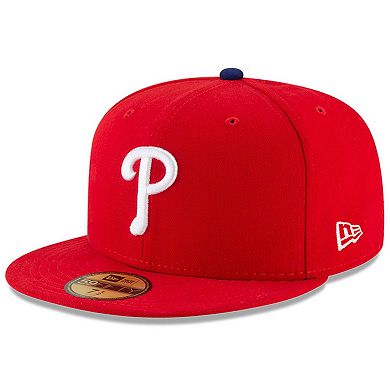 Men's New Era Red Philadelphia Phillies National Baseball Hall of Fame 59FIFTY Fitted Hat