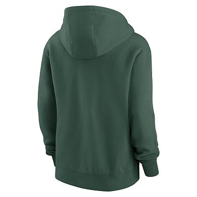 Women's Nike Green Green Bay Packers Club Fleece Pullover Hoodie