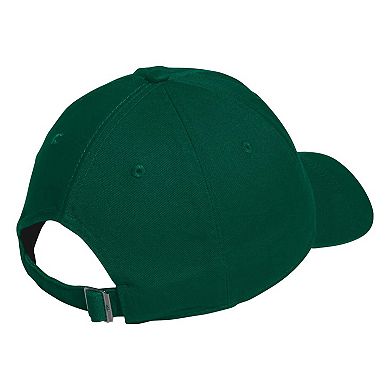 Men's adidas Green Miami Hurricanes Locker Room Wordmark Slouch Adjustable Hat