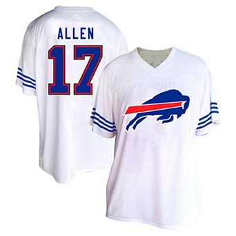 Women's Fanatics Josh Allen White Buffalo Bills Plus Size Fashion Jersey