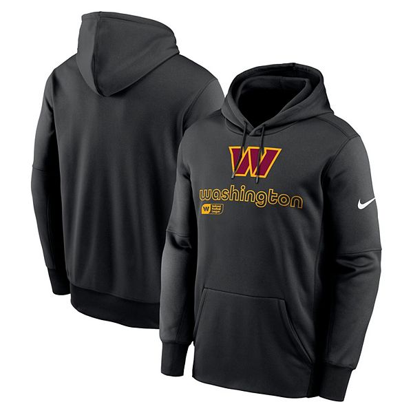 Men s Nike Black Washington Commanders Performance Pullover Hoodie