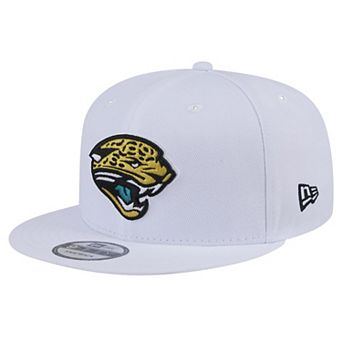 Men's New Era White Jacksonville Jaguars Throwback Logo Standard 9FIFTY Snapback Hat