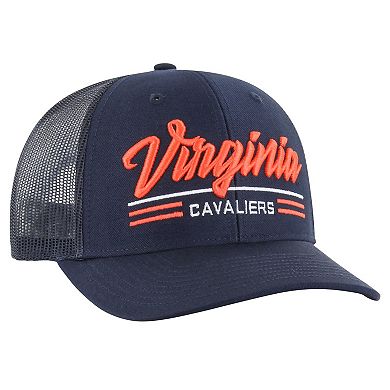 Men's '47 Navy Virginia Cavaliers Garner Trucker Adjustable Hat