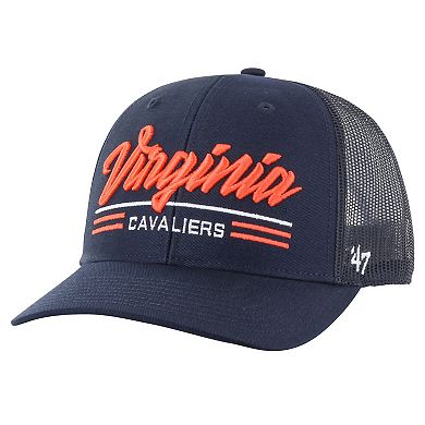 Men's '47 Navy Virginia Cavaliers Garner Trucker Adjustable Hat