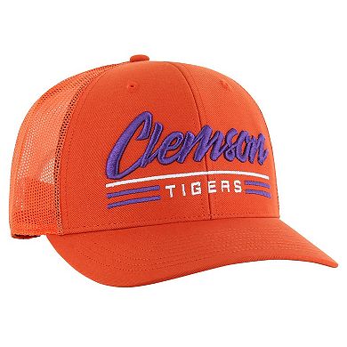 Men's '47 Orange Clemson Tigers Garner Trucker Adjustable Hat