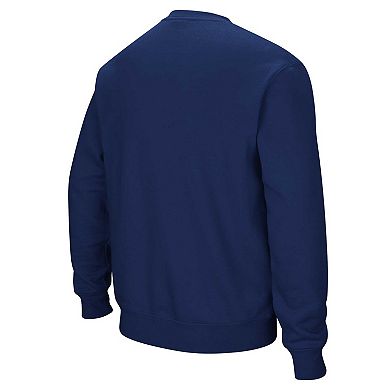 Men's Colosseum Navy Columbia University Arch & Logo Pullover Sweatshirt