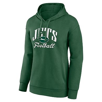 Women's Fanatics Green New York Jets Victory Script Pullover Hoodie