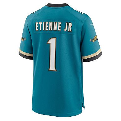 Men's Nike Travis Etienne Jr Teal Jacksonville Jaguars Prowler Throwback Player Game Jersey