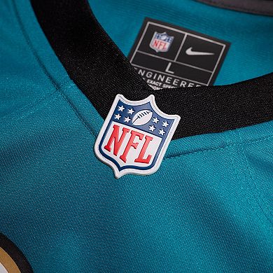 Men's Nike Travis Etienne Jr Teal Jacksonville Jaguars Prowler Throwback Player Game Jersey