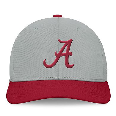 Men's Top of the World Gray/Cardinal Alabama Crimson Tide Mick Flex Hat