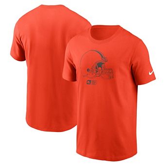 Men's Nike Orange Cleveland Browns Faded Essential T-Shirt