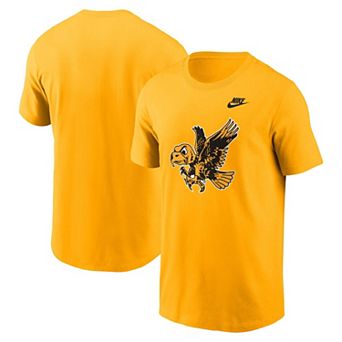 Men's Nike Gold Iowa Hawkeyes Legacy Alternate Logo T-Shirt