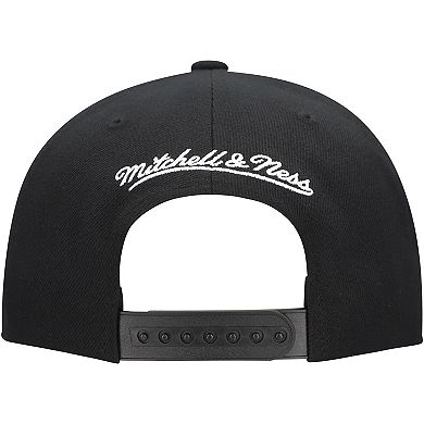 Men's Mitchell & Ness Black New Jersey Devils Core Top Spot Snapback Hat