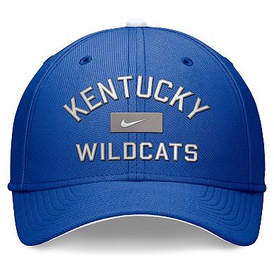 Men's Nike Royal Kentucky Wildcats Primetime Rise Swoosh Flex Hat