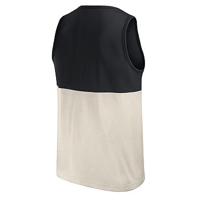 Men's Darius Rucker Collection by Fanatics Black San Francisco Giants Colorblock Tank Top