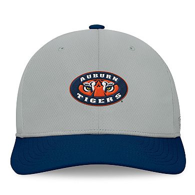 Men's Top of the World Gray/Navy Auburn Tigers Mick Flex Hat