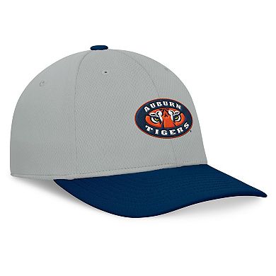 Men's Top of the World Gray/Navy Auburn Tigers Mick Flex Hat