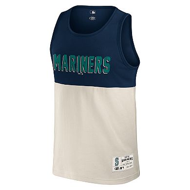 Men's Darius Rucker Collection by Fanatics Navy Seattle Mariners Colorblock Tank Top