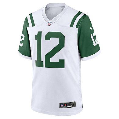 Men's Nike Joe Namath White New York Jets Classic Alternate Retired Player Game Jersey
