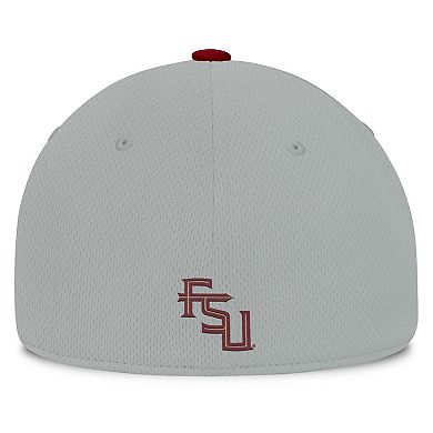 Men's Top of the World Gray/Garnet Florida State Seminoles Mick Flex Hat