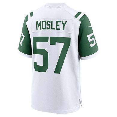 Men's Nike C.J. Mosley White New York Jets Classic Alternate Game Jersey