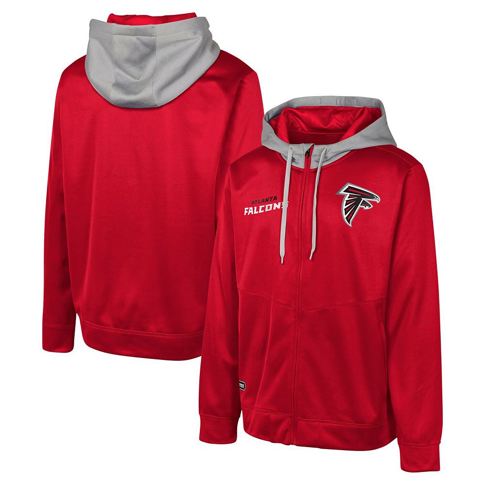 Rework Atlanta Falcons NFL Crop Zip Hoodie - M