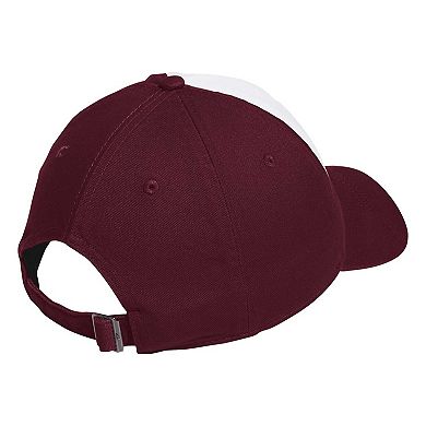 Men's adidas White/Maroon Mississippi State Bulldogs Slouch Adjustable Hat