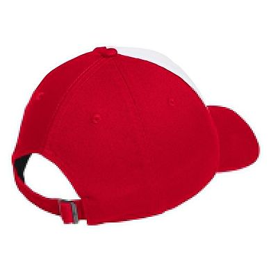 Men's adidas White/Scarlet Nebraska Huskers Slouch Adjustable Hat