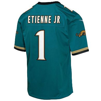Youth Nike Travis Etienne Teal Jacksonville Jaguars Prowler Throwback Player Game Jersey