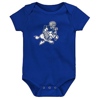 Newborn & Infant Dallas Cowboys Team Starter 3-Pack Bodysuit Set