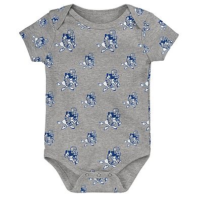 Newborn & Infant Dallas Cowboys Team Starter 3-Pack Bodysuit Set
