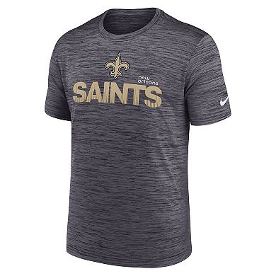 Men's Nike Black New Orleans Saints Blitz Velocity Modern Performance T-Shirt