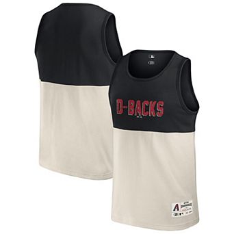 Men's Darius Rucker Collection by Fanatics Black Arizona Diamondbacks Colorblock Tank Top