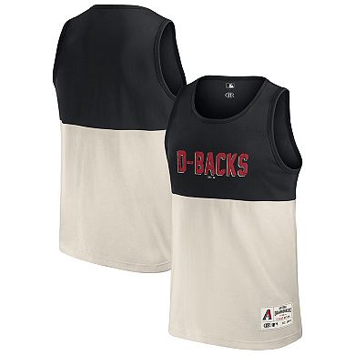 Men's Darius Rucker Collection by Fanatics Black Arizona Diamondbacks Colorblock Tank Top