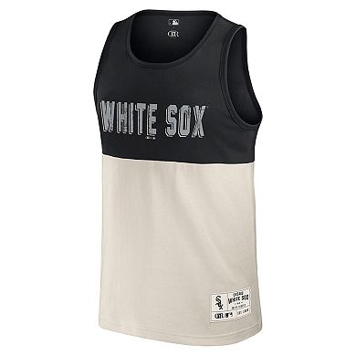 Men's Darius Rucker Collection by Fanatics Black Chicago White Sox Colorblock Tank Top
