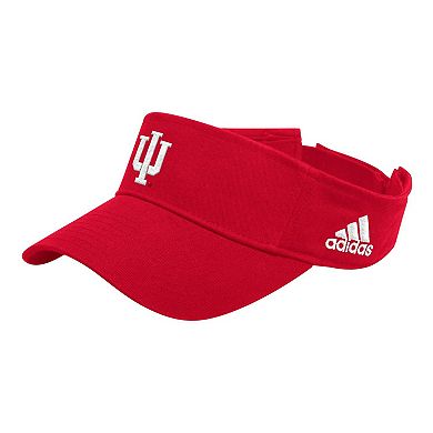 Men's adidas Crimson Indiana Hoosiers Locker Room Team Adjustable Visor