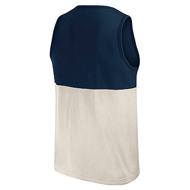 Men's Darius Rucker Collection by Fanatics Navy Cleveland Guardians Colorblock Tank Top