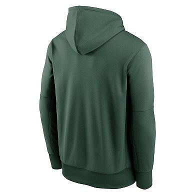 Men's Nike Green Green Bay Packers Performance Pullover Hoodie