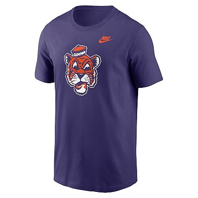 Men's Nike Purple Clemson Tigers Legacy Alternate Logo T-Shirt