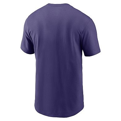 Men's Nike Purple Clemson Tigers Legacy Alternate Logo T-Shirt