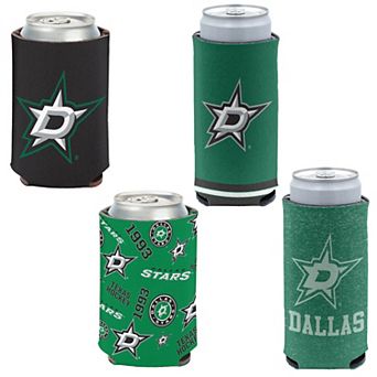 WinCraft Dallas Stars 4-Pack 12oz. Can & Slim Can Cooler Set