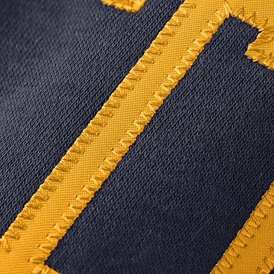 Men's Nike Navy West Virginia Mountaineers Legacy Classic Tackle Twill Embroidered Arch Over Logo Pullover Sweatshirt