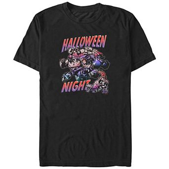 Men's Transformers Evergreen Halloween Night Graphic Tee