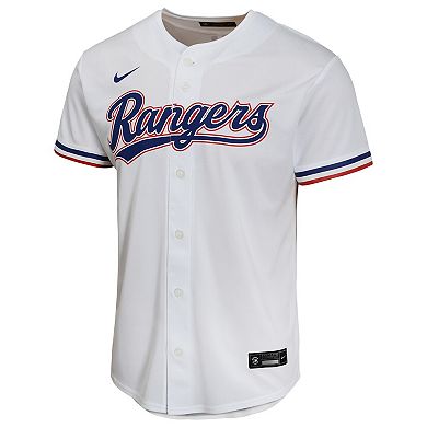 Youth Nike Jacob deGrom White Texas Rangers Home Game Player Jersey