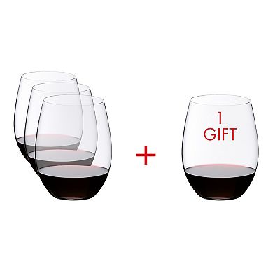 Riedel The O Wine Tumbler Cabernet/Merlot Wine Glass 4-pc Set