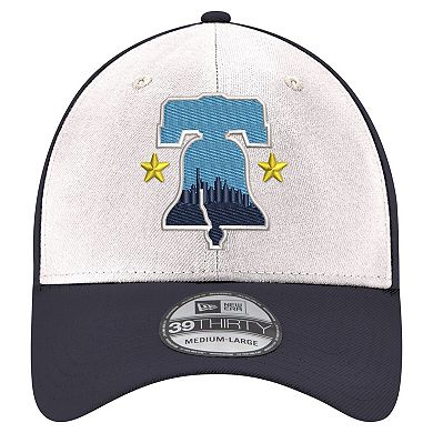 Men's New Era White Philadelphia Phillies 2024 City Connect 39THIRTY Flex Hat