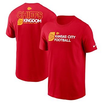 Men's Nike Red Kansas City Chiefs Outline T-Shirt