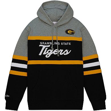 Men's Mitchell & Ness Black Grambling Tigers Head Coach Pullover Hoodie